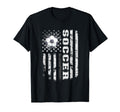 Soccer Usa Us Flag Soccer Coach T-Shirt - Casual Everyday Wear Men Women - T-Shirt, Sweatshirt, Hoodie
