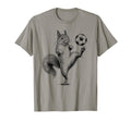 Funny Squirrel Playing Soccer Ball T-Shirt - Aesthetic Graphic Unisex - T-Shirt, Sweatshirt, Hoodie