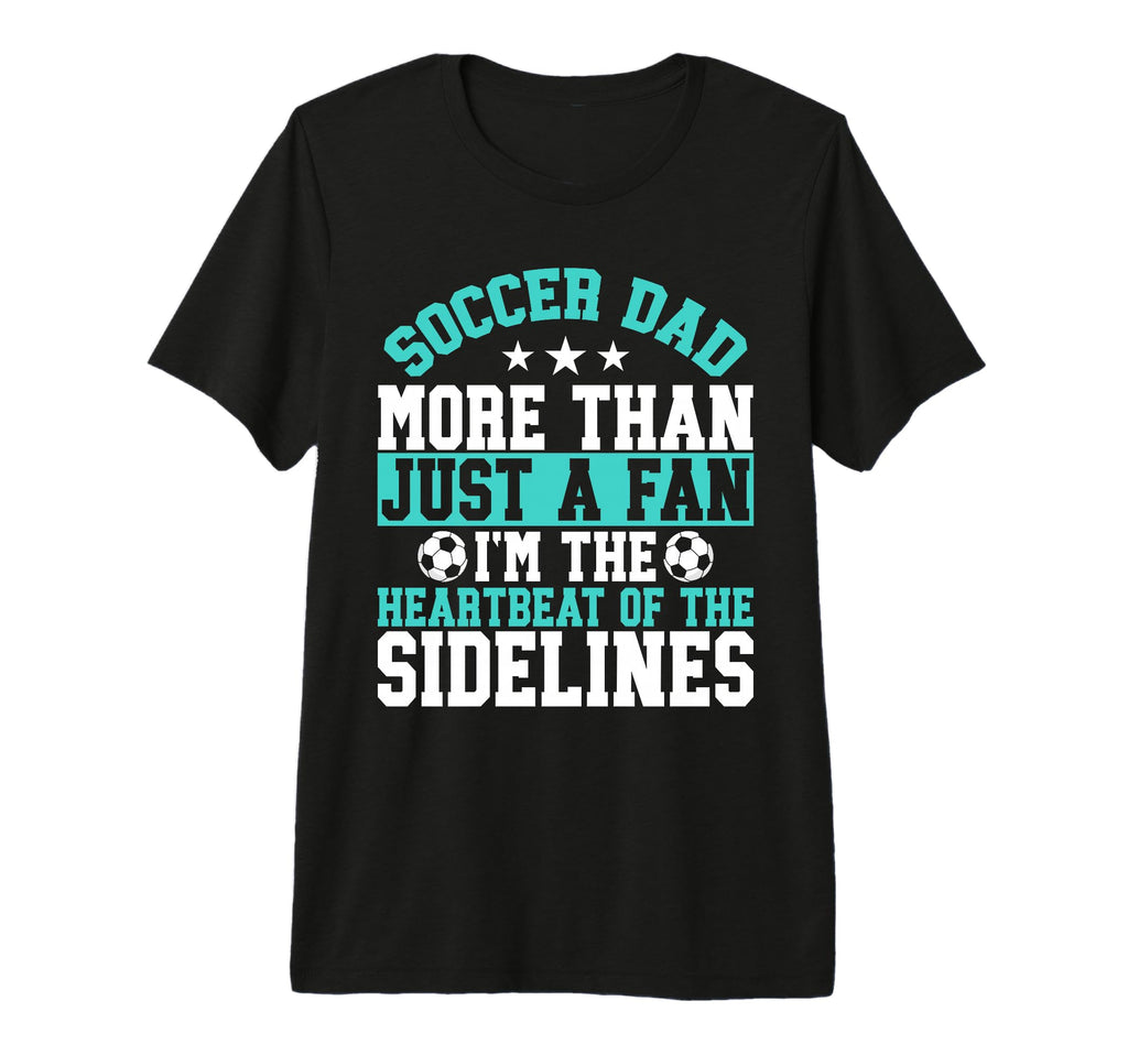 More Than Just Fan Soccer Dad Tri Blend T-Shirt - Trendy Graphic Unisex - T-Shirt, Sweatshirt, Hoodie
