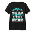 More Than Just Fan Soccer Dad Tri Blend T-Shirt - Trendy Graphic Unisex - T-Shirt, Sweatshirt, Hoodie