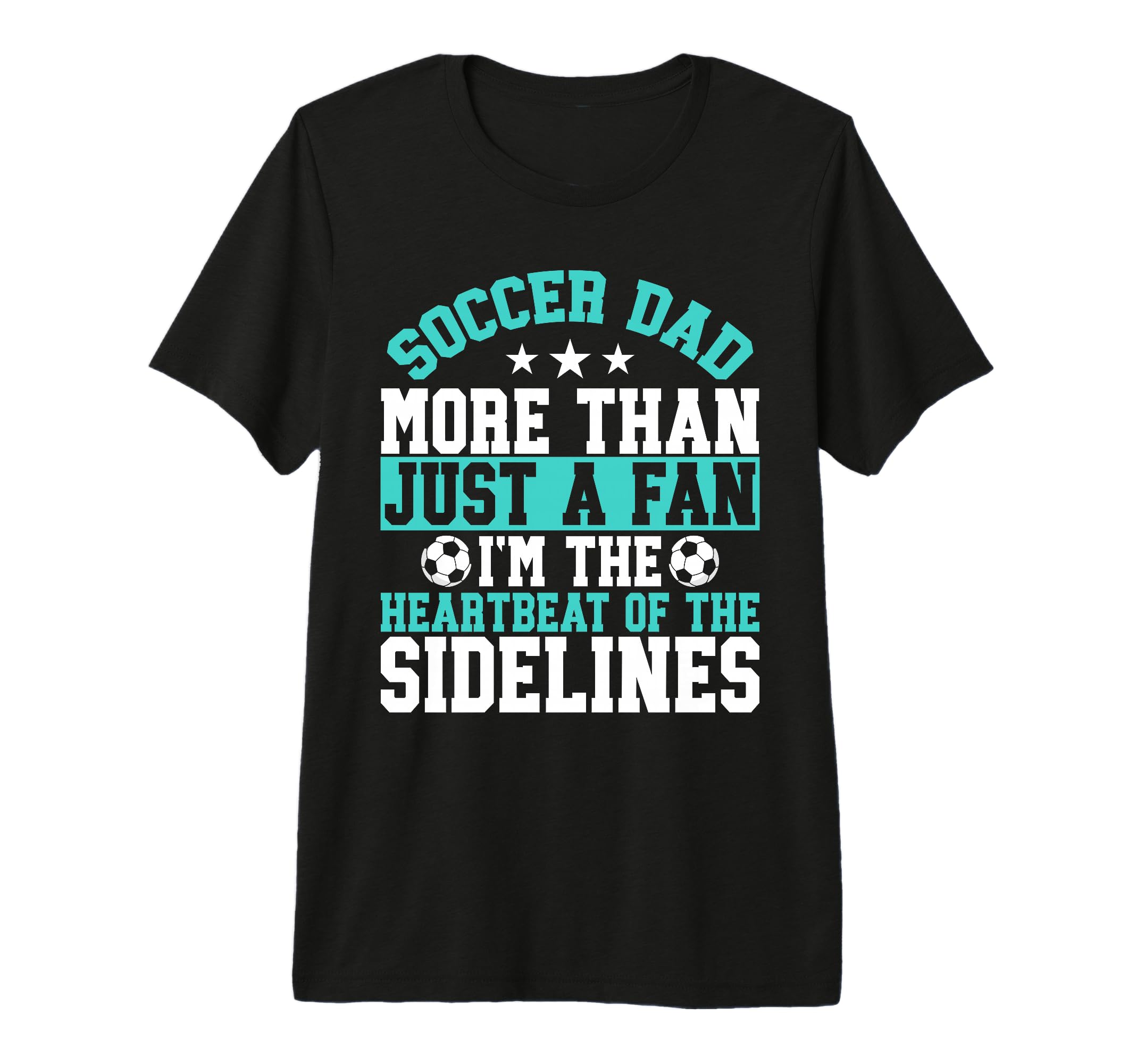 More Than Just Fan Soccer Dad Tri Blend T-Shirt - Trendy Graphic Unisex - T-Shirt, Sweatshirt, Hoodie