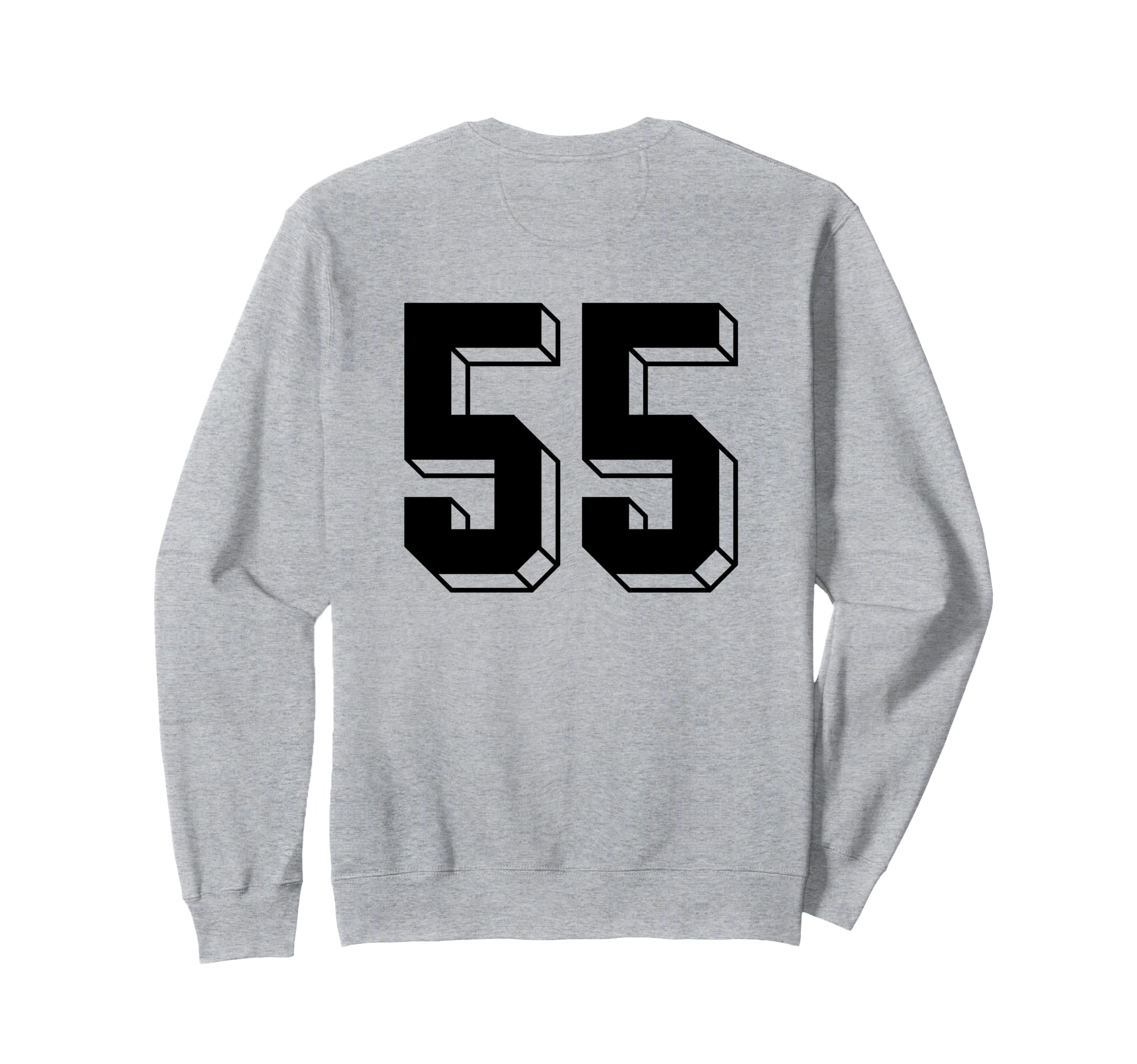 Number 55 Backside 80S 90S Team Sweatshirt - Aesthetic Graphic Men Women - T-Shirt, Sweatshirt, Hoodie