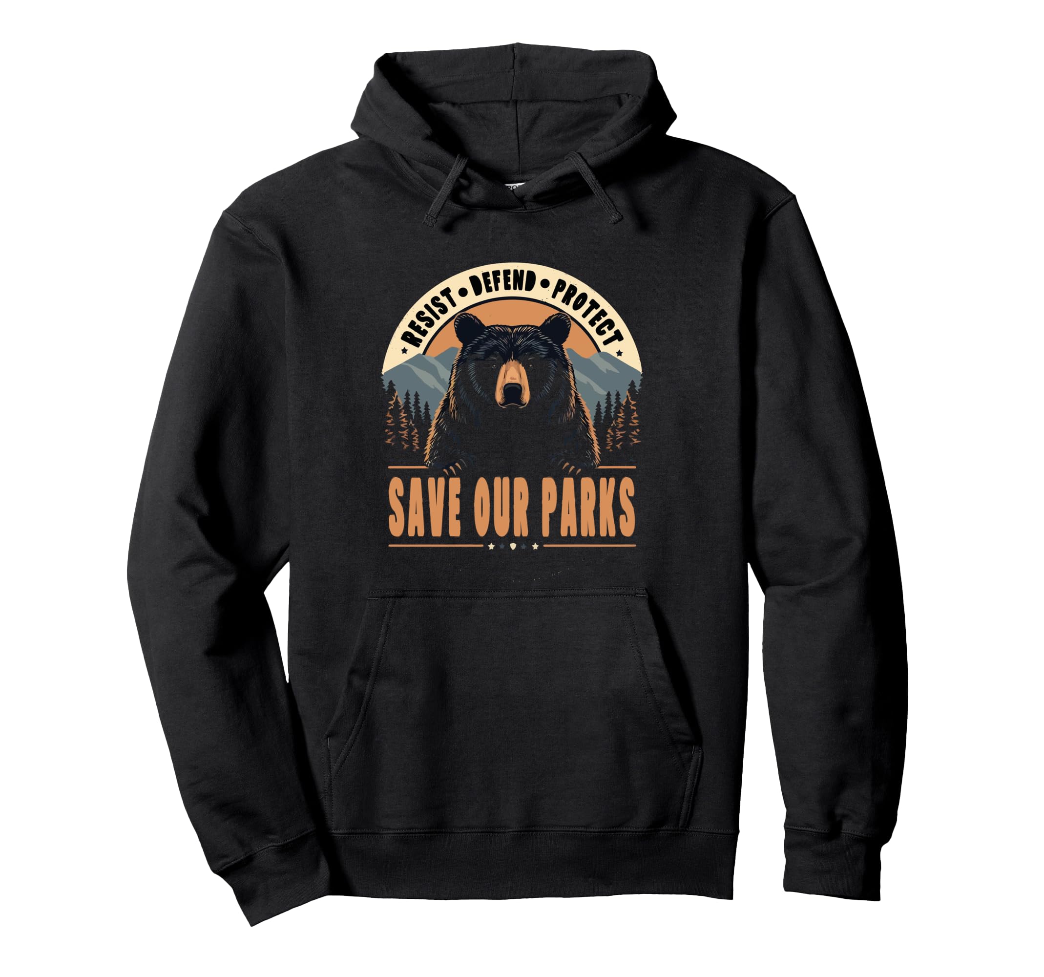Resist Mountain Save Our Parks Resist Hoodie - Aesthetic Graphic Men Women - T-Shirt, Sweatshirt, Hoodie