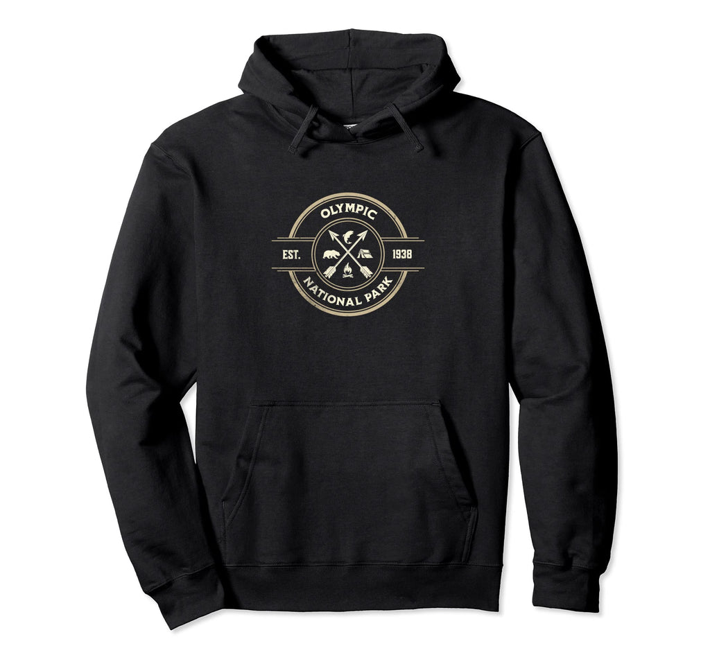 Olympic National Park Mountain Hoodie - Casual Everyday Wear for Adults - T-Shirt, Sweatshirt, Hoodie