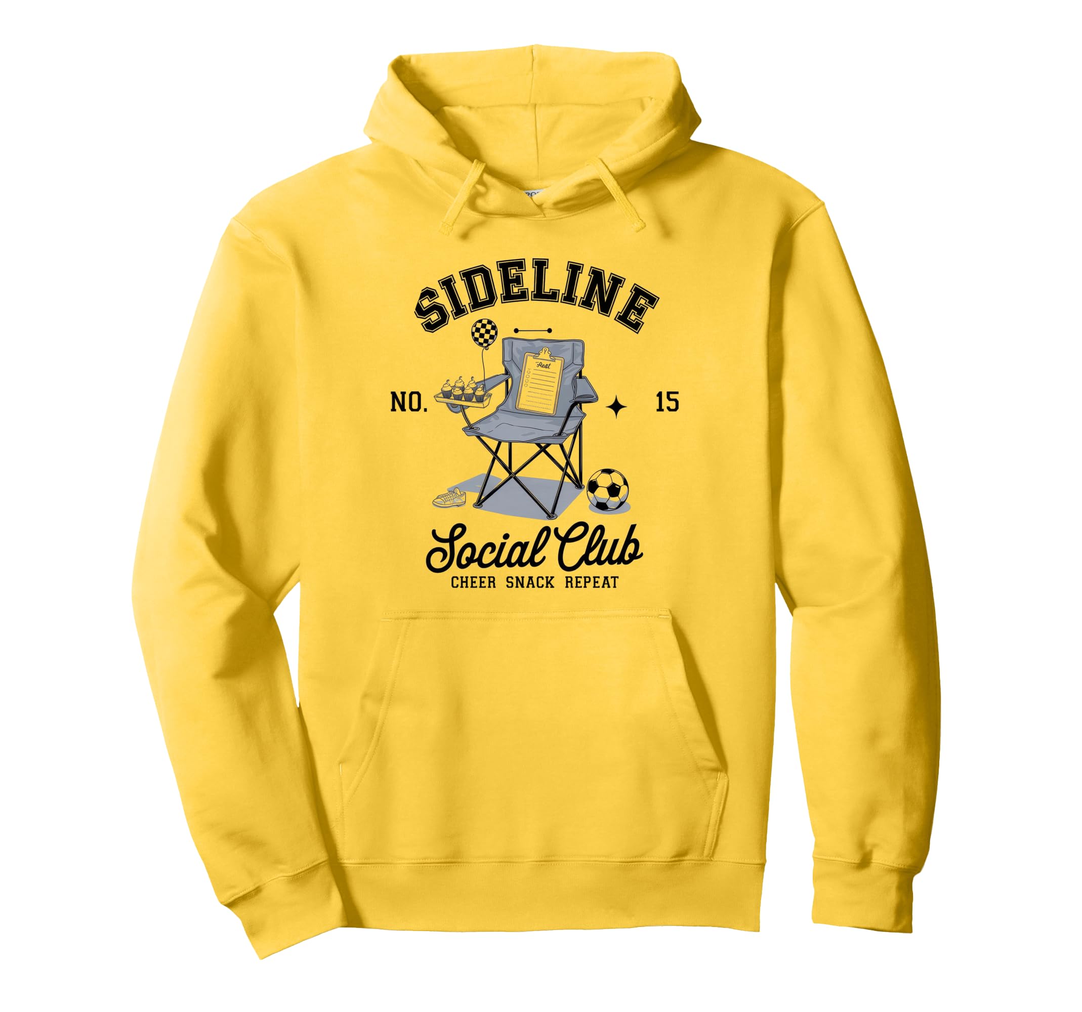 Sideline Social Club Soccer Mom Game Hoodie - Streetwear Style for Adults - T-Shirt, Sweatshirt, Hoodie