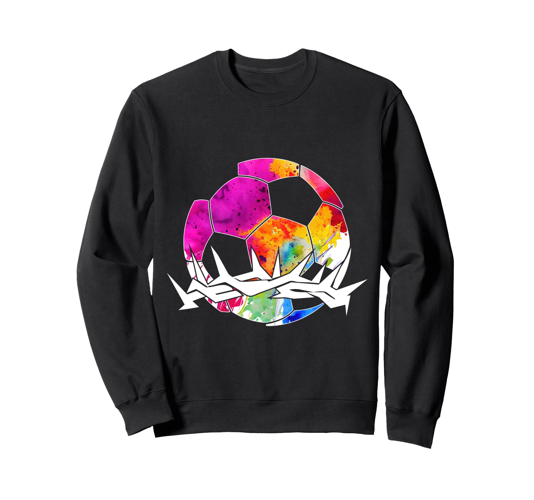 Religious Jesus Soccer Christian Sweatshirt - Aesthetic Graphic for Adults - T-Shirt, Sweatshirt, Hoodie