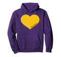 Orlando Soccer City Fan Color Heart Hoodie - Novelty Apparel Unisex - T-Shirt, Sweatshirt, Hoodie