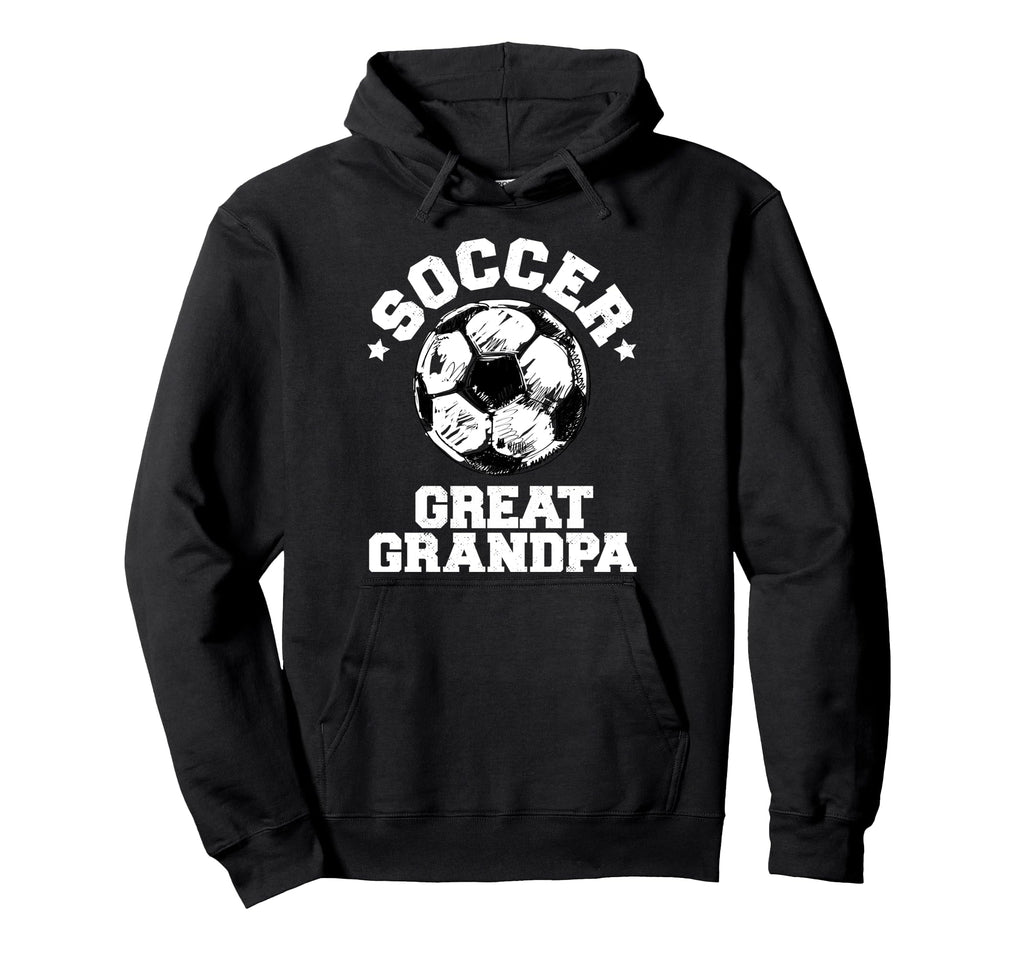 Soccer Great Grandpa Soccer Ball Hoodie - Aesthetic Graphic Men Women - T-Shirt, Sweatshirt, Hoodie