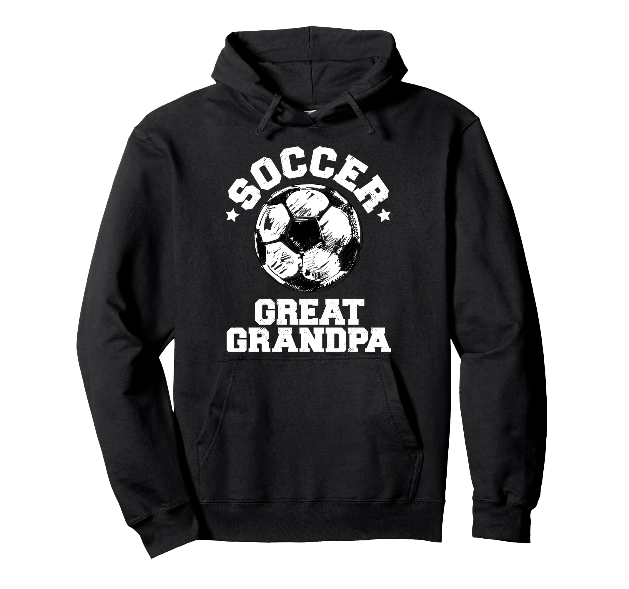 Soccer Great Grandpa Soccer Ball Hoodie - Aesthetic Graphic Men Women - T-Shirt, Sweatshirt, Hoodie