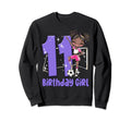 11Th Birthday Black Soccer Ball Sweatshirt - Graphic Print for Adults - T-Shirt, Sweatshirt, Hoodie