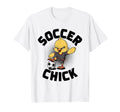 Soccer Chick Soccer Player Soccer T-Shirt - Unique Graphic Unisex - T-Shirt, Sweatshirt, Hoodie