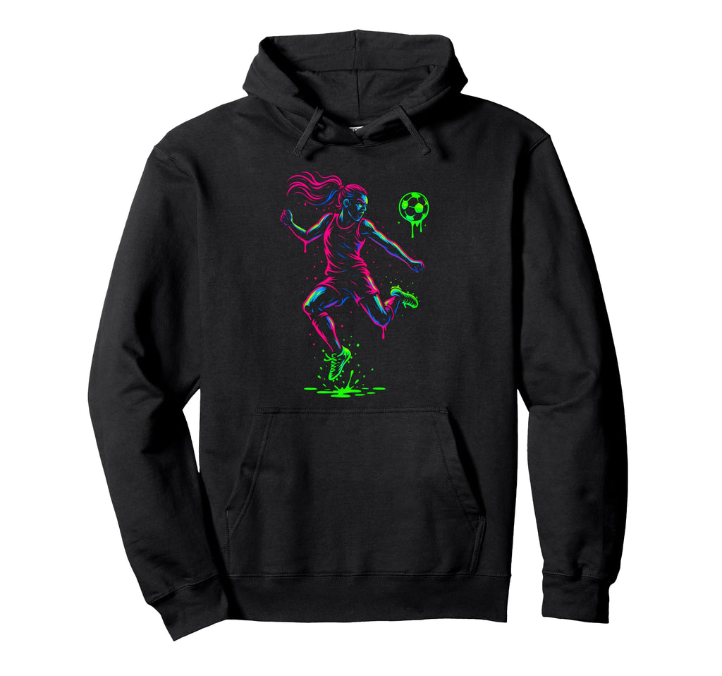 Soccer Bold Splash Stylish Athletes Hoodie - Novelty Apparel Unisex - T-Shirt, Sweatshirt, Hoodie