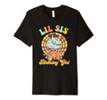 Lil Sis Birthday Rolling Skate Groovy T-Shirt - Aesthetic Graphic Unisex - T-Shirt, Sweatshirt, Hoodie