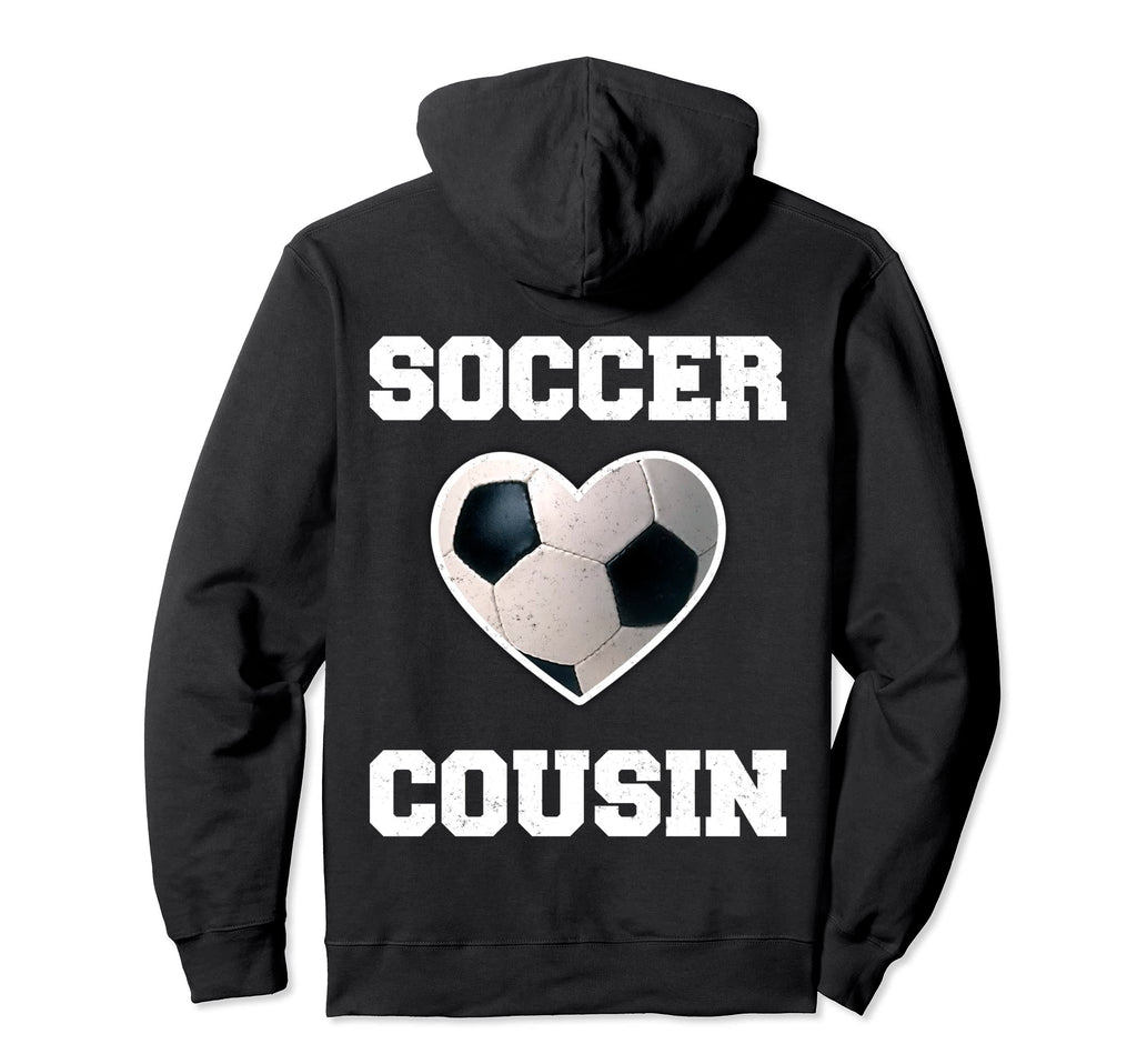 Soccer Cousin Family Matching Sport Hoodie - Minimalist Print for Adults - T-Shirt, Sweatshirt, Hoodie