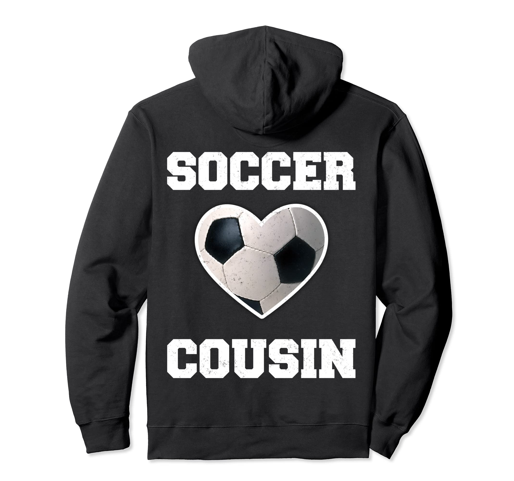 Soccer Cousin Family Matching Sport Hoodie - Minimalist Print for Adults - T-Shirt, Sweatshirt, Hoodie