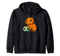 Capybara Soccer Capybaras Hoodie - Unique Graphic for Adults - T-Shirt, Sweatshirt, Hoodie