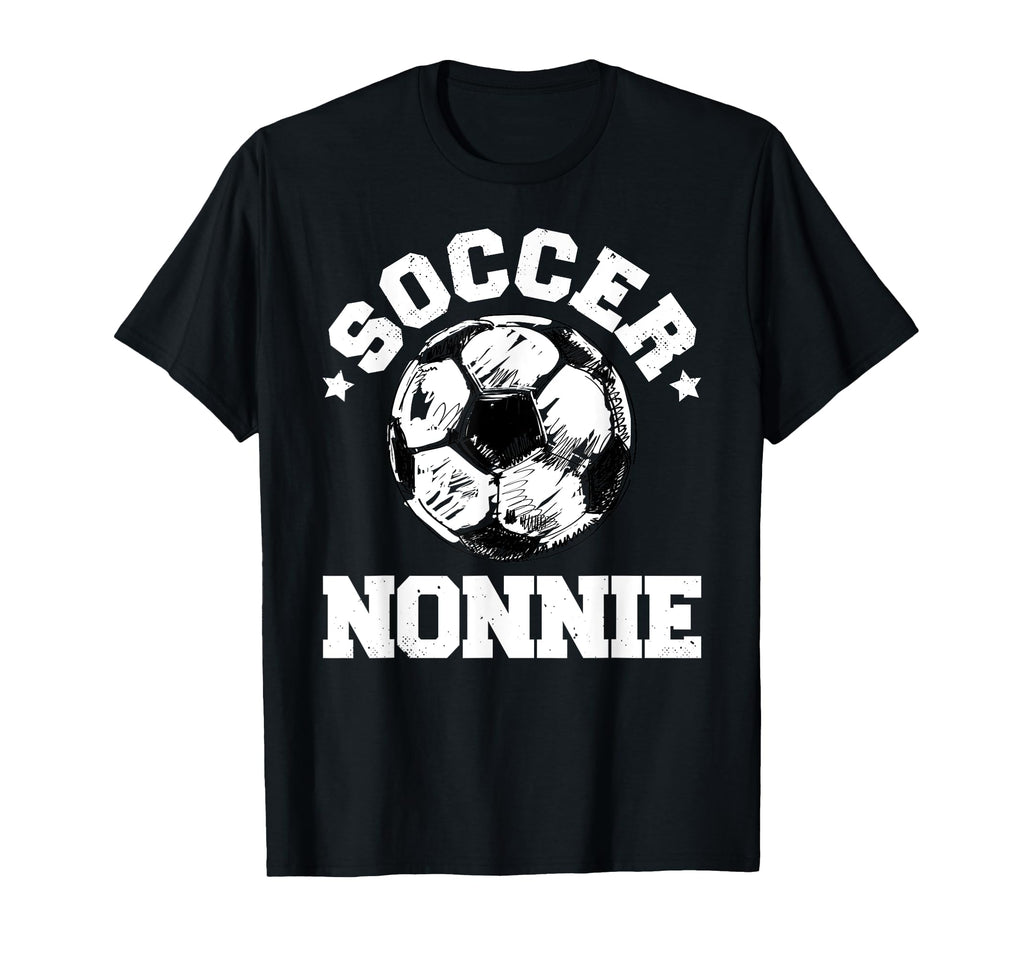 Soccer Nonnie Soccer Ball Distressed T-Shirt - Custom Art Print for Adults - T-Shirt, Sweatshirt, Hoodie