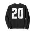 Sport Team Number 20 Sweatshirt - Graphic Print Unisex - T-Shirt, Sweatshirt, Hoodie