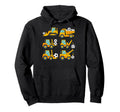 Construction Trucks Carrying Soccer Hoodie - Fun Novelty Design Unisex - T-Shirt, Sweatshirt, Hoodie
