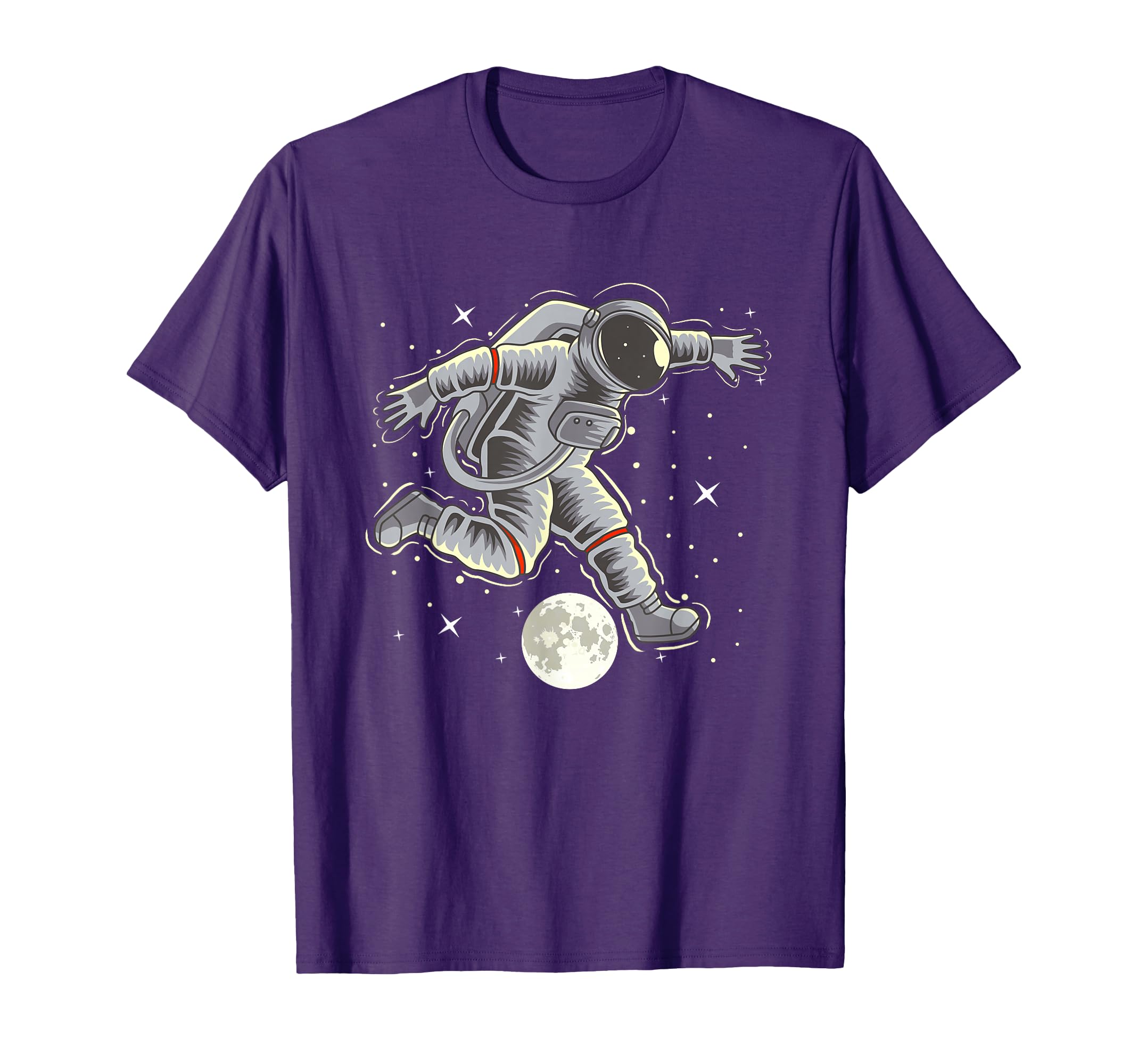 Astronaut Playing Soccer Soccer T-Shirt - Aesthetic Graphic for Adults - T-Shirt, Sweatshirt, Hoodie