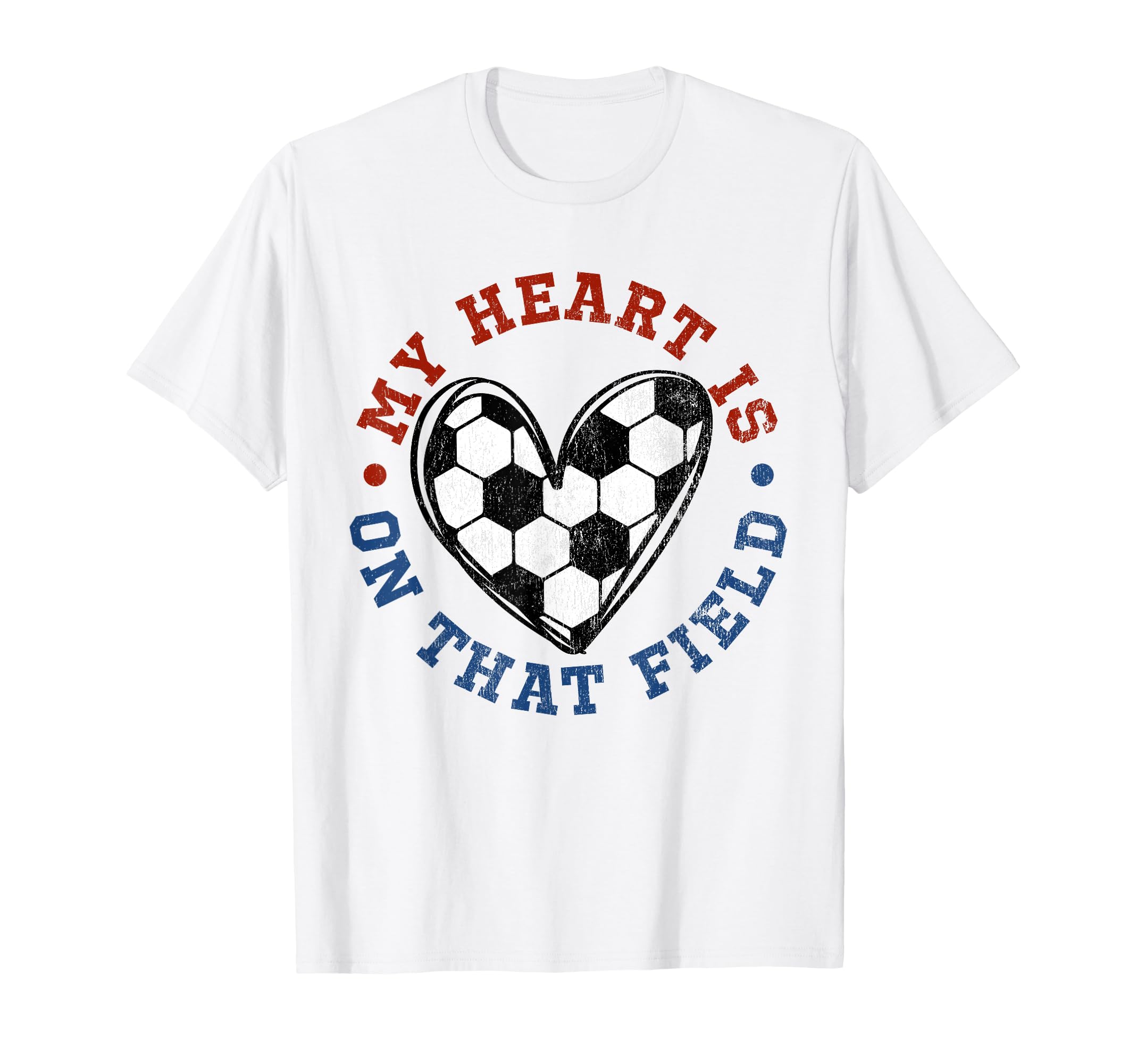 My Heart Is That Field Soccer Lover T-Shirt - Custom Art Print for Adults - T-Shirt, Sweatshirt, Hoodie