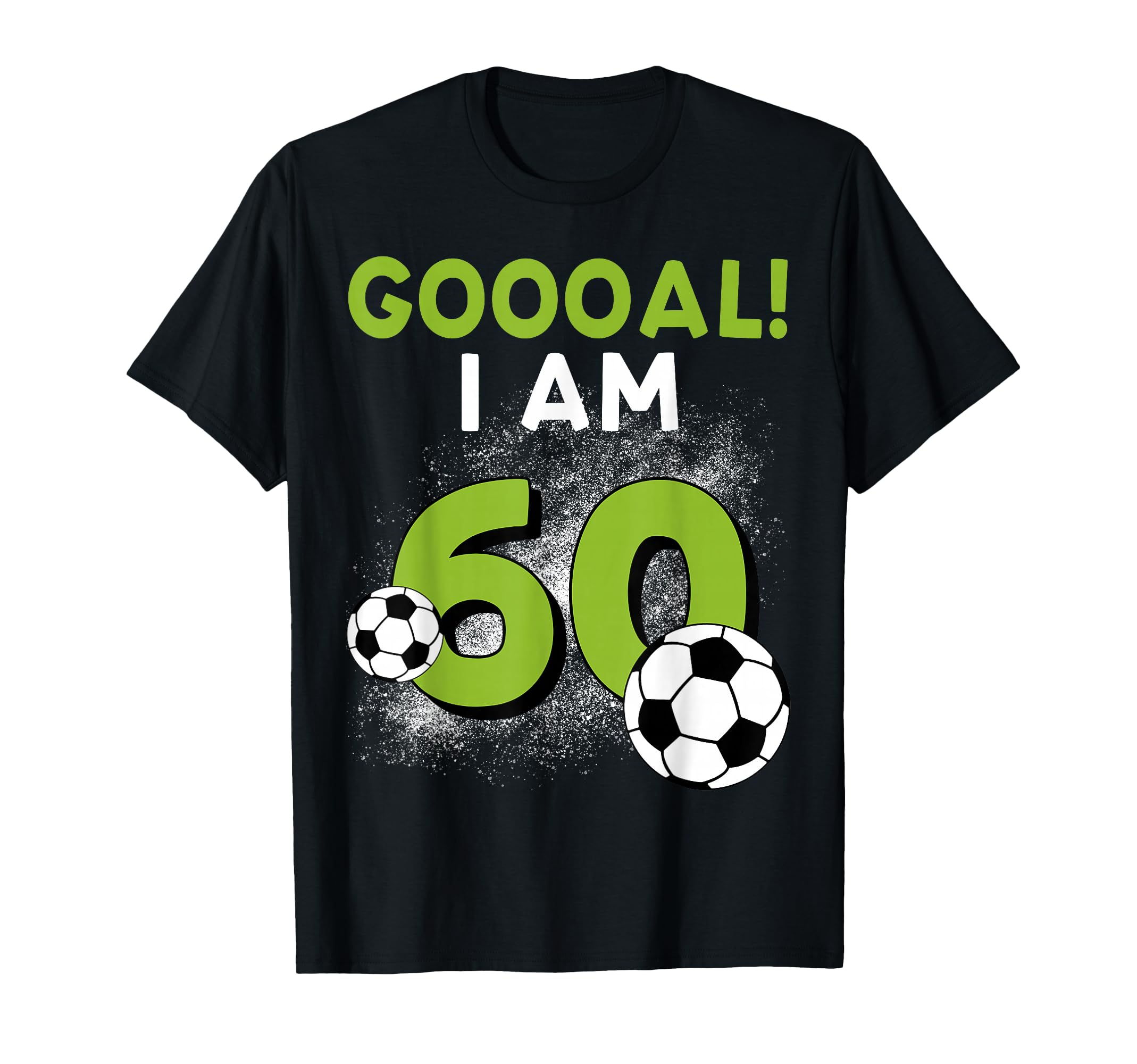 60Th Birthday Soccer Theme 60Year Old T-Shirt - Trendy Graphic for Adults - T-Shirt, Sweatshirt, Hoodie