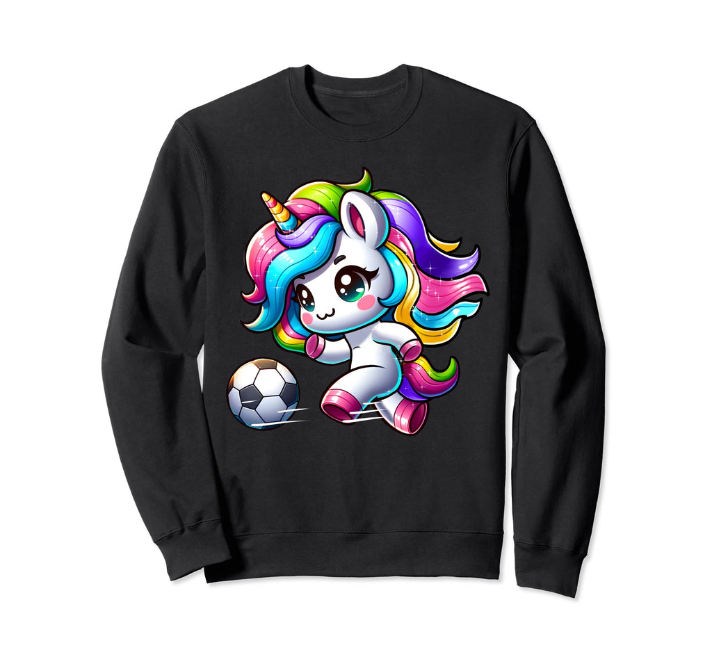 Soccer Player Unicorn Sweatshirt - Novelty Apparel Men Women - T-Shirt, Sweatshirt, Hoodie