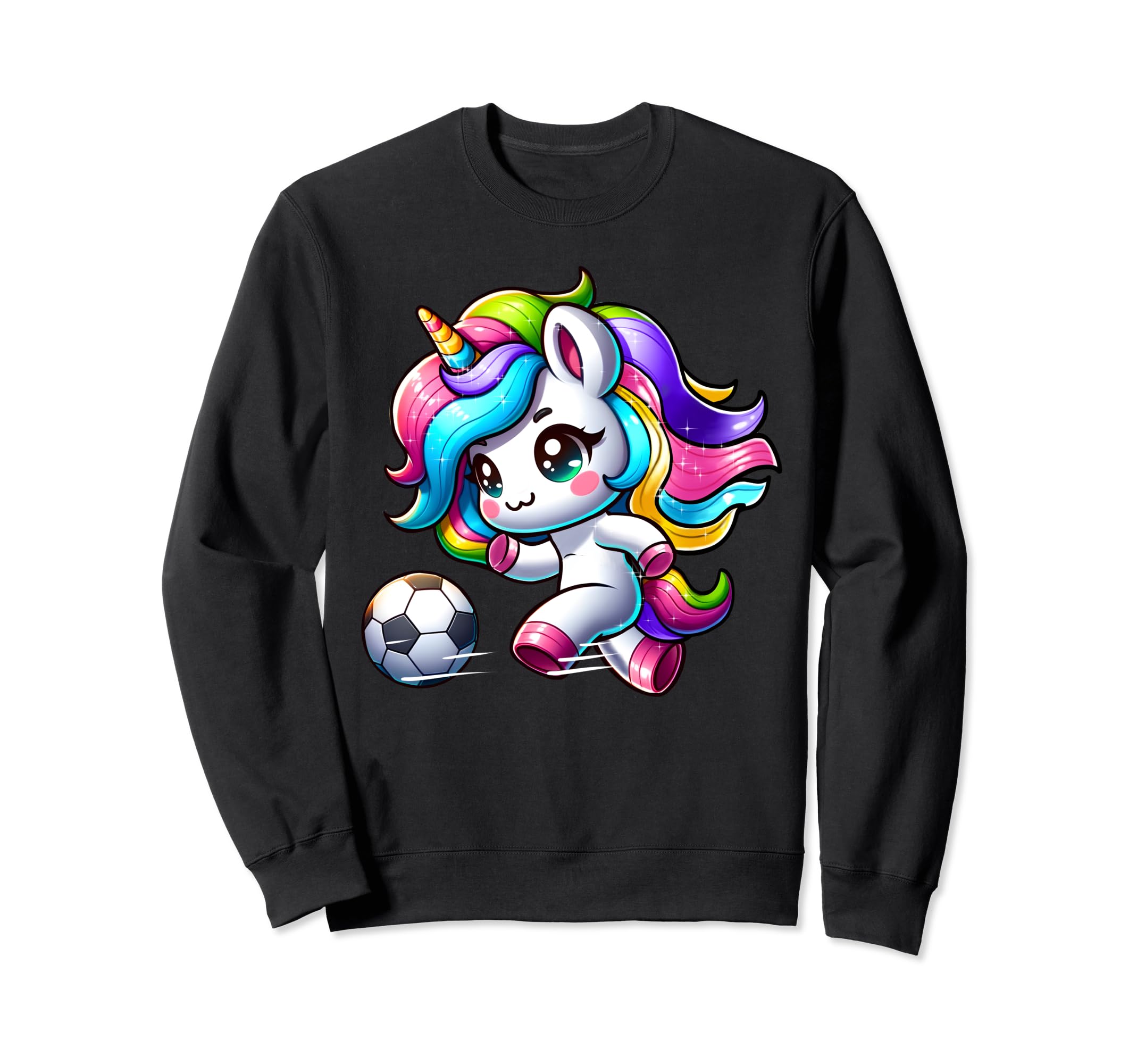 Soccer Player Unicorn Sweatshirt - Novelty Apparel Men Women - T-Shirt, Sweatshirt, Hoodie