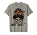 Job Coach Leopard Messy Bun Back To T-Shirt - Custom Art Print Unisex - T-Shirt, Sweatshirt, Hoodie