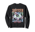 Colorful Soccer Sister Ball Sweatshirt - Minimalist Print for Adults - T-Shirt, Sweatshirt, Hoodie
