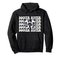 Soccer Sister Soccer Coquette Bow Hoodie - Minimalist Print Men Women - T-Shirt, Sweatshirt, Hoodie