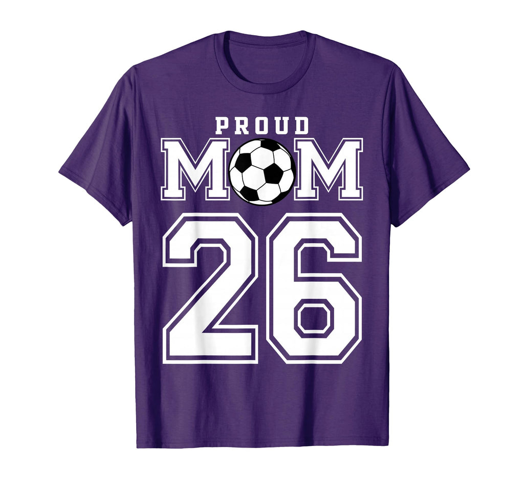 Number 26 Custom Proud Soccer Futbol T-Shirt - Casual Everyday Wear Unisex - T-Shirt, Sweatshirt, Hoodie