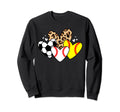 Baseball Softball Soccer Heart Sweatshirt - Novelty Apparel Men Women - T-Shirt, Sweatshirt, Hoodie