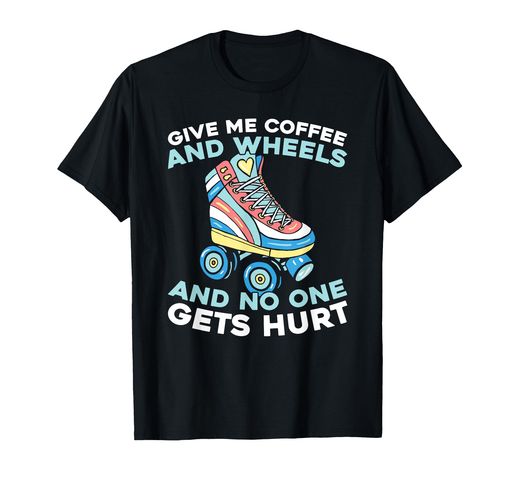 Skater Skates Roller Skating T-Shirt - Aesthetic Graphic for Adults - T-Shirt, Sweatshirt, Hoodie