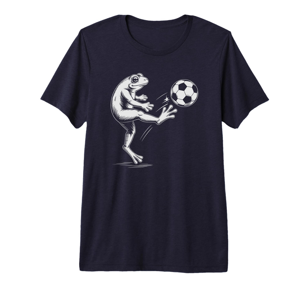Kawaii Soccer Frog Cleats Play Game Goalie T-Shirt - Unique Graphic Unisex - T-Shirt, Sweatshirt, Hoodie