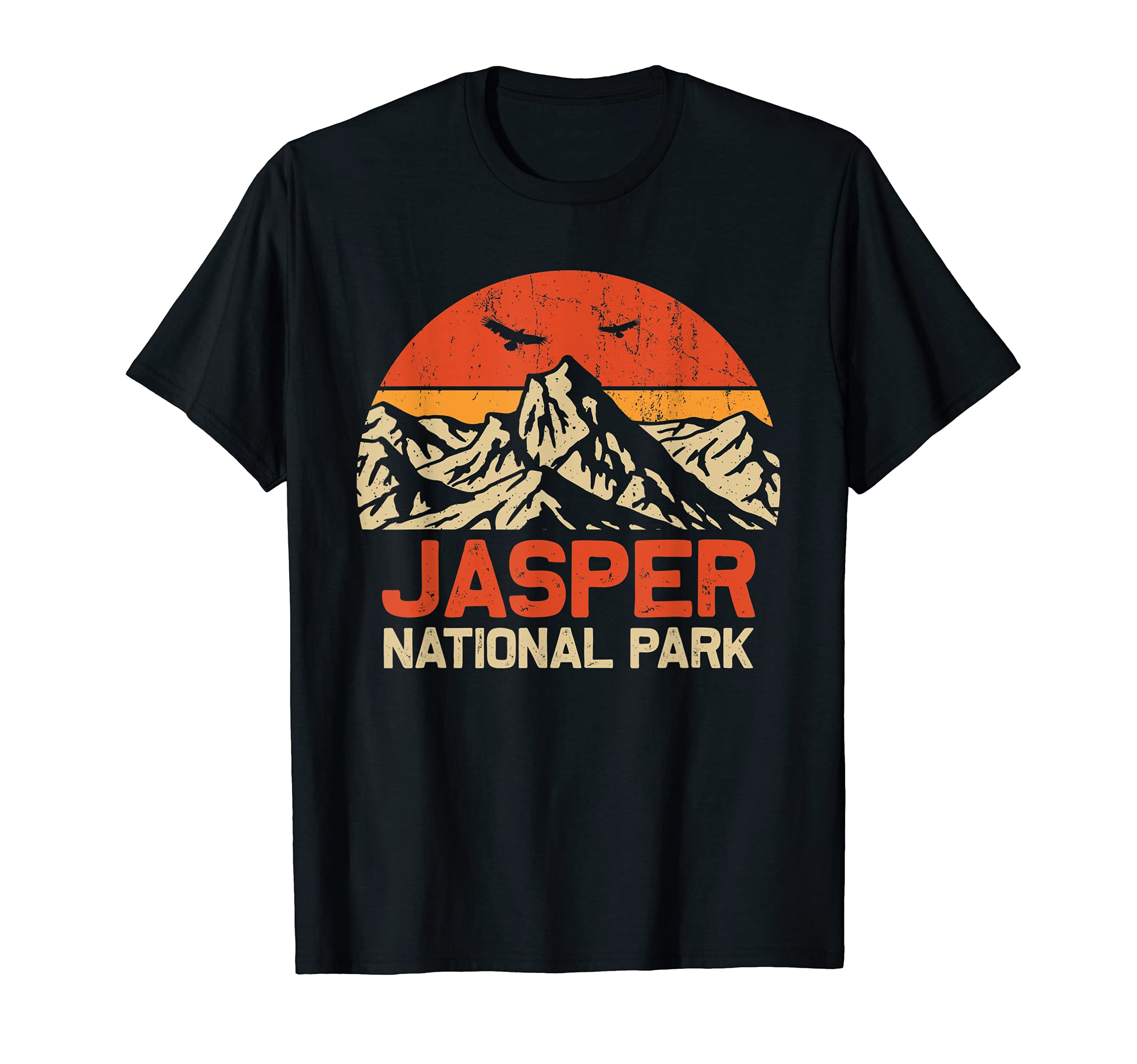 Travel Lover Mountain Jasper National T-Shirt - Unique Graphic Men Women - T-Shirt, Sweatshirt, Hoodie
