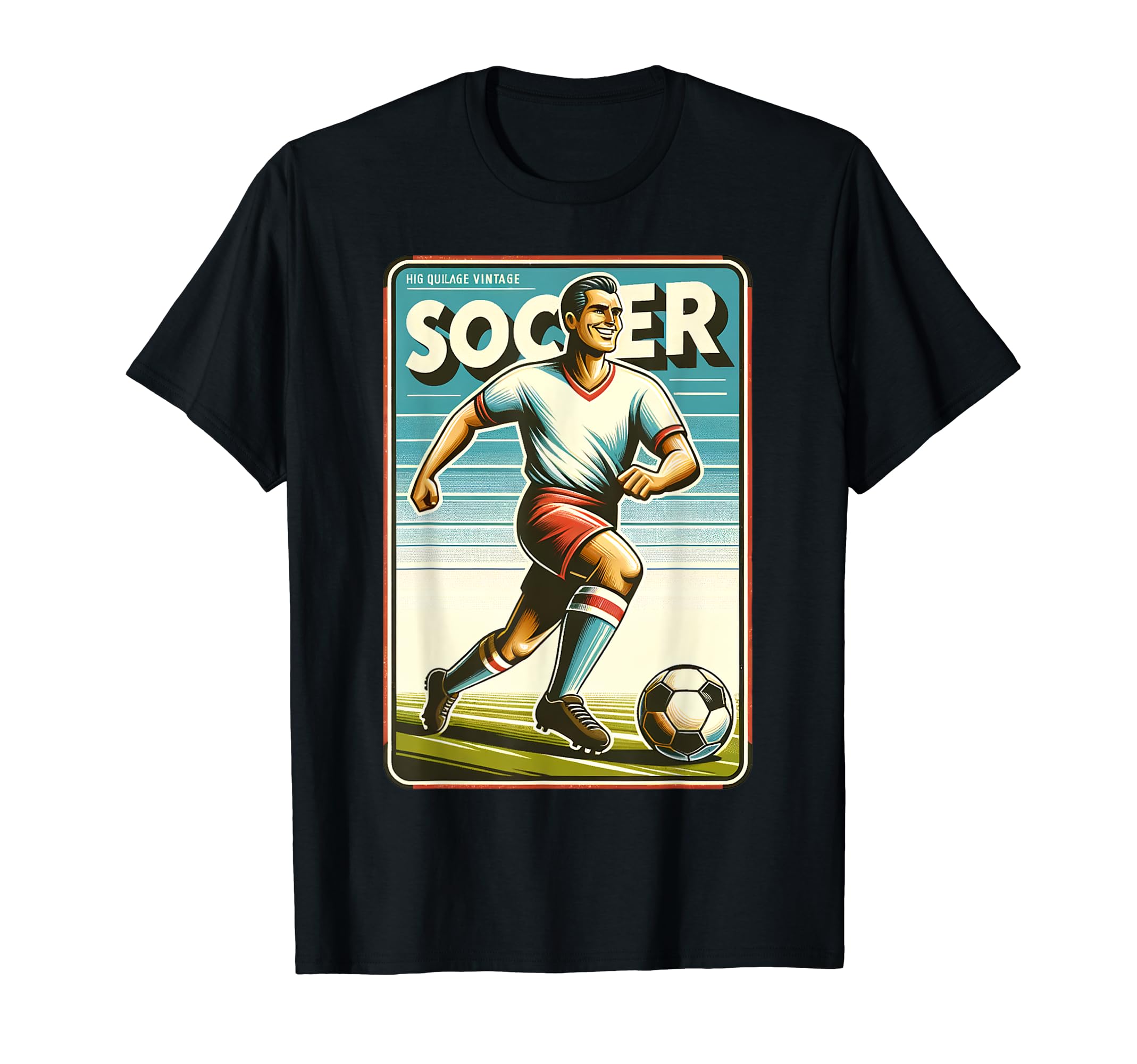 Soccer Pasion And Lovers T-Shirt - Graphic Print Unisex - T-Shirt, Sweatshirt, Hoodie