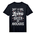 Just Who Loves Soccer And Avocados T-Shirt - Unique Graphic for Adults - T-Shirt, Sweatshirt, Hoodie