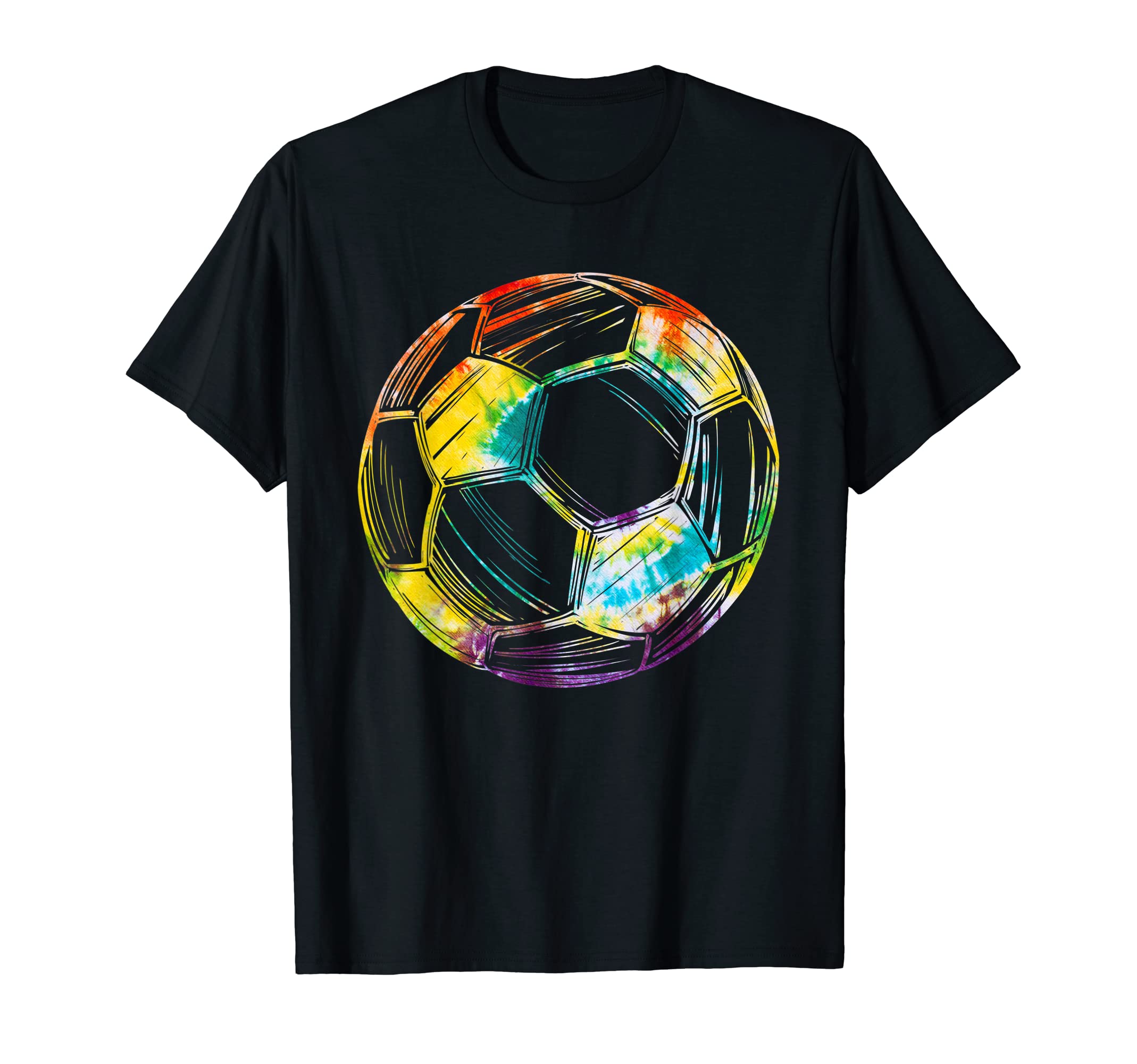 Soccer Game Day Tie Dye Soccer Ball T-Shirt - Graphic Print for Adults - T-Shirt, Sweatshirt, Hoodie