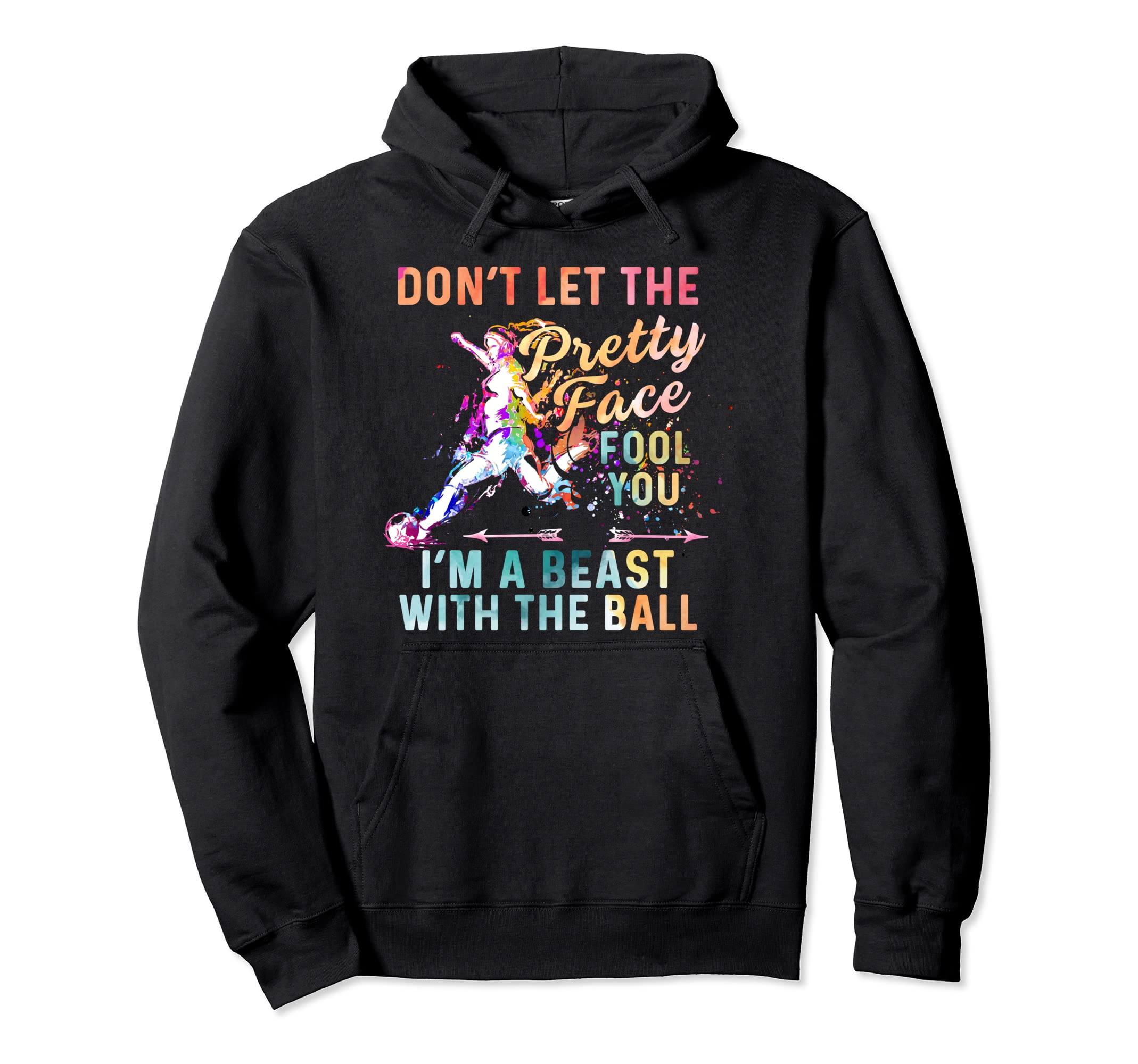 Soccer Player Goalkeeper Kick Sister Hoodie - Aesthetic Graphic Men Women - T-Shirt, Sweatshirt, Hoodie