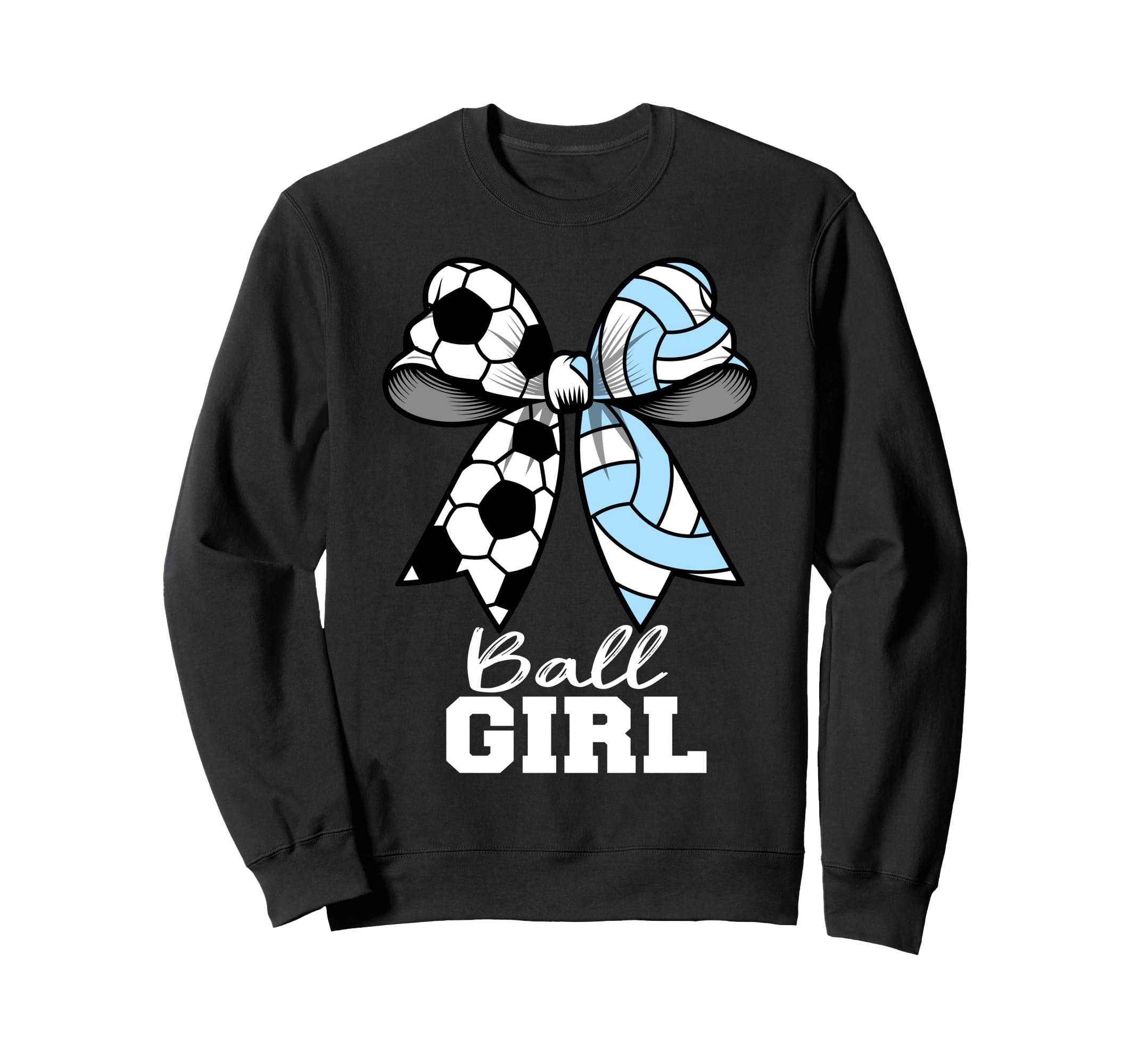 Ball Soccer Volleyball Coquette Sweatshirt - Fun Novelty Design for Adults - T-Shirt, Sweatshirt, Hoodie