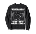 Funny What Part Soccer Dont You Sweatshirt - Novelty Apparel for Adults - T-Shirt, Sweatshirt, Hoodie