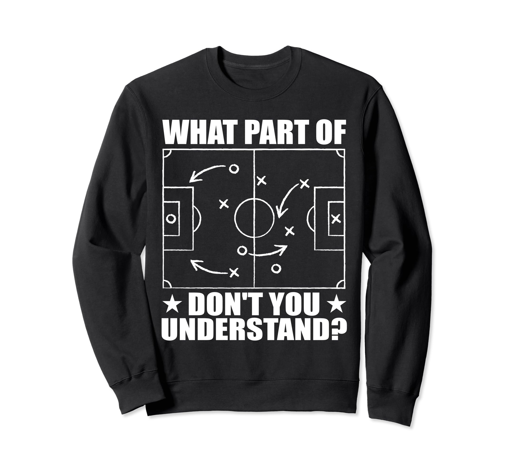 Funny What Part Soccer Dont You Sweatshirt - Novelty Apparel for Adults - T-Shirt, Sweatshirt, Hoodie