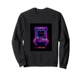 Gaming Arcade Game Over Play Player Sweatshirt - Graphic Print Men Women - T-Shirt, Sweatshirt, Hoodie