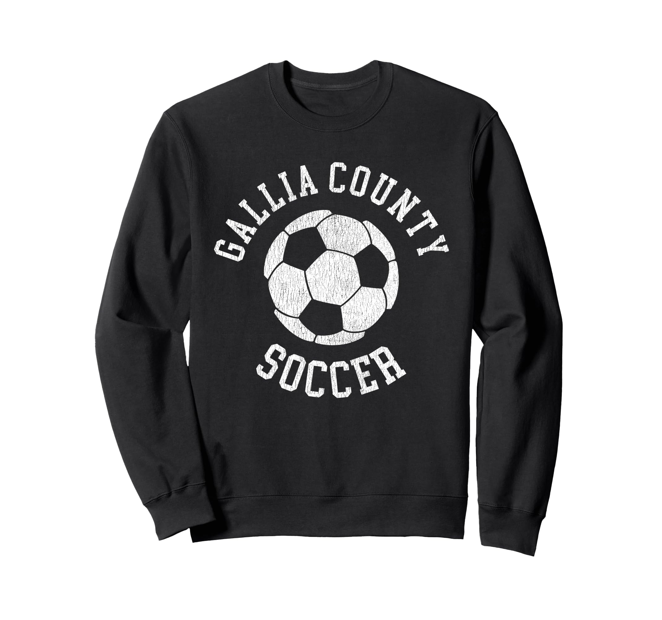 Gallia County Soccer Distressed 90S Sweatshirt - Streetwear Style Unisex - T-Shirt, Sweatshirt, Hoodie