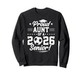 Proud Aunt 2026 Senior Soccer Graduate Sweatshirt - Unique Graphic Unisex - T-Shirt, Sweatshirt, Hoodie