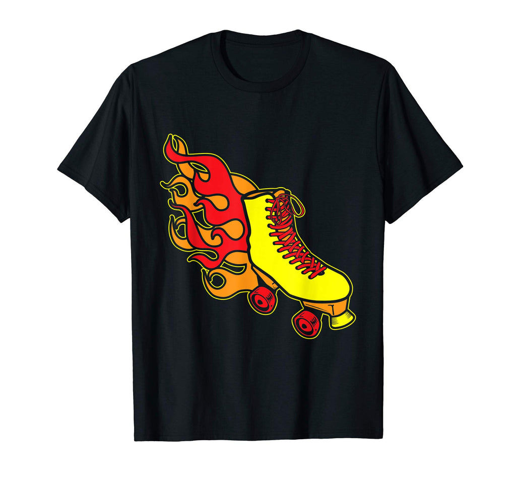Roller Derby Rollerskating Skates 80S T-Shirt - Minimalist Print Men Women - T-Shirt, Sweatshirt, Hoodie