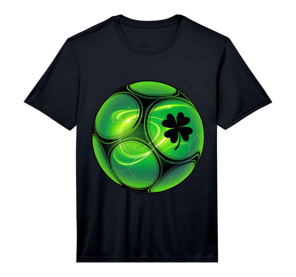 Soccer Shamrock Lucky Clover Irish St T-Shirt - Unique Graphic Unisex - T-Shirt, Sweatshirt, Hoodie