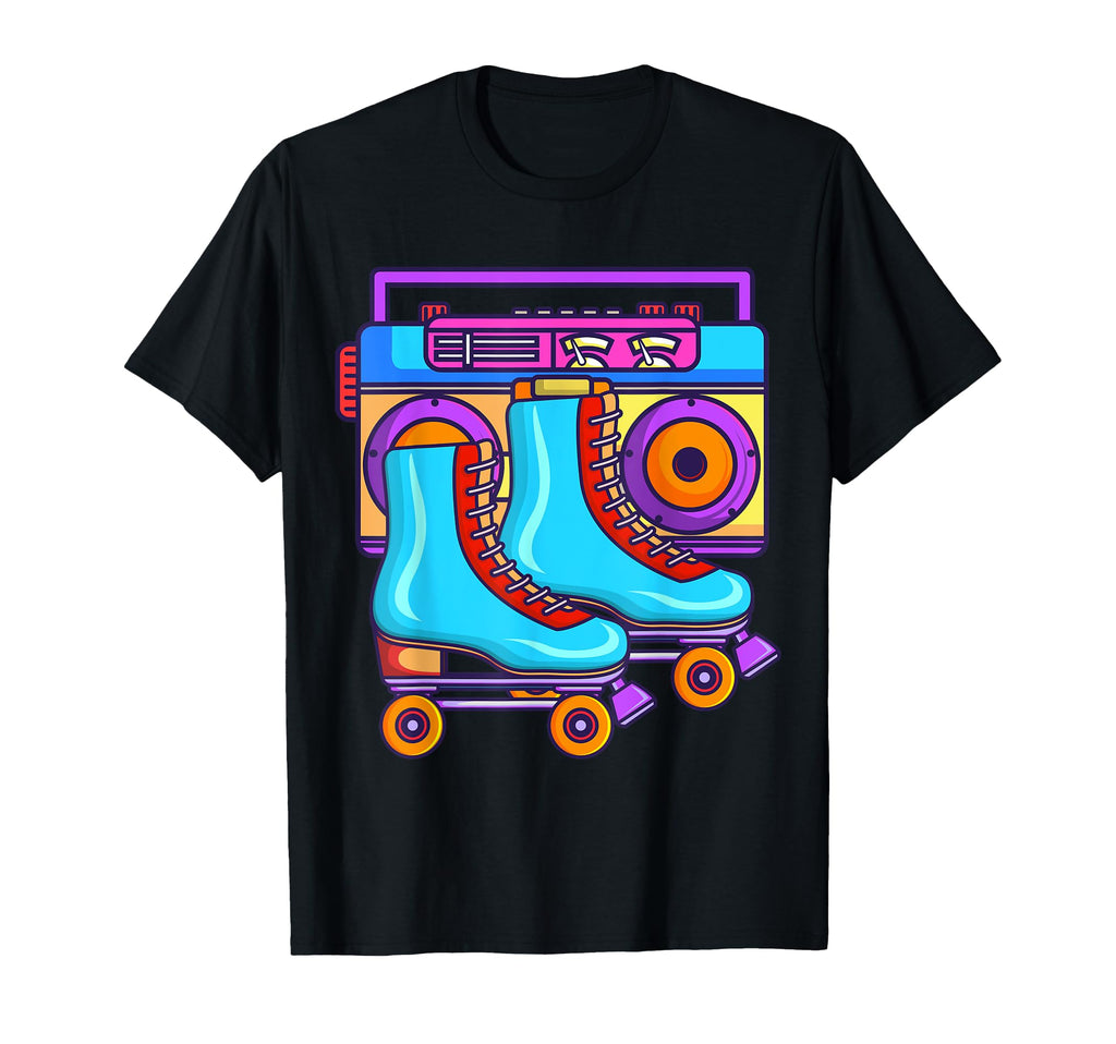80S Rollerskates Roller Skating T-Shirt - Casual Everyday Wear Men Women - T-Shirt, Sweatshirt, Hoodie