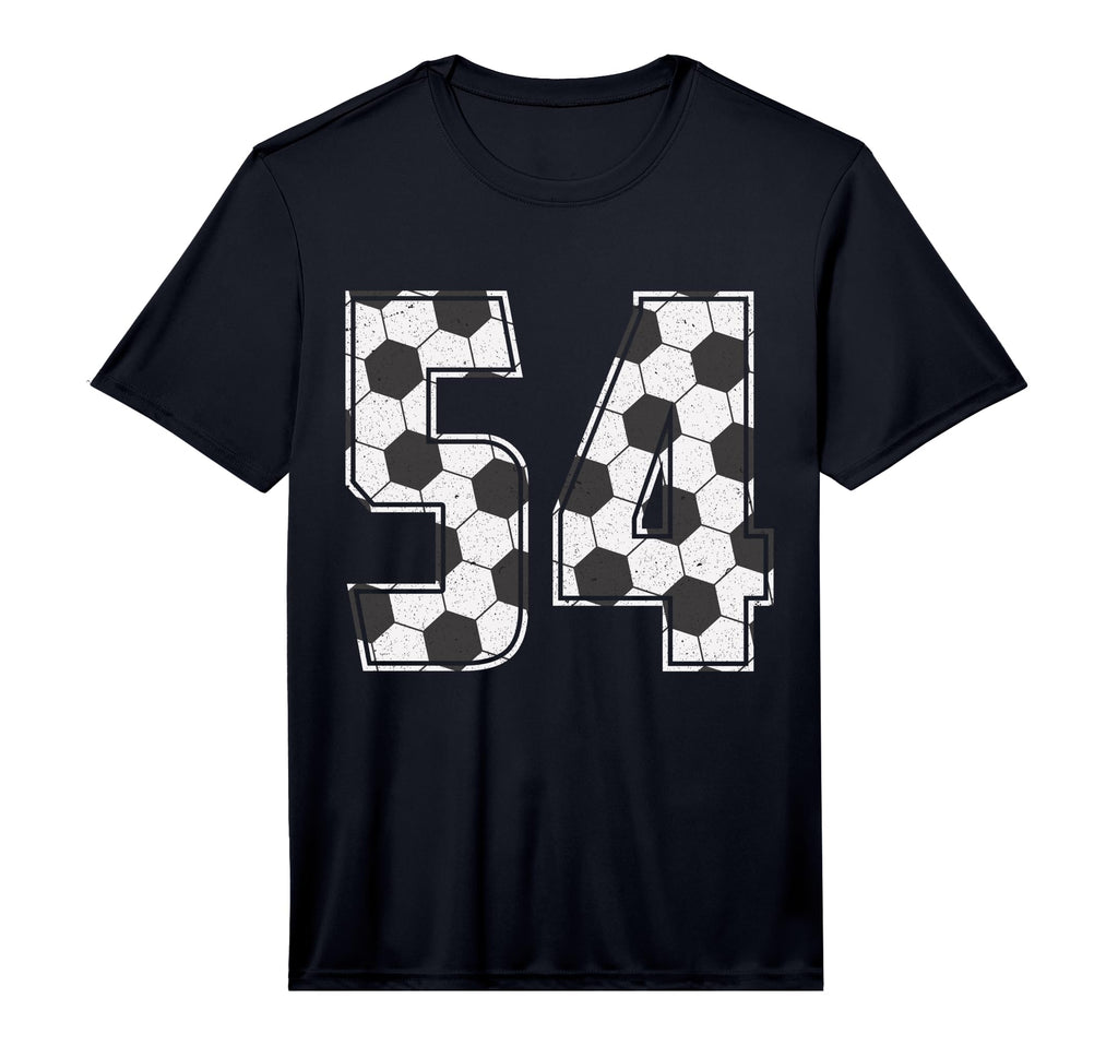 Soccer Player Number 54 Fifty Four T-Shirt - Minimalist Print for Adults - T-Shirt, Sweatshirt, Hoodie